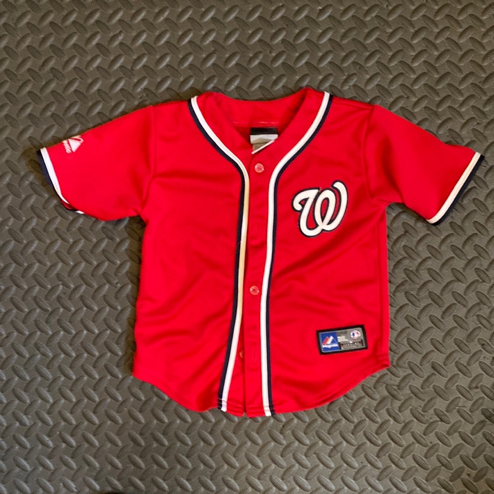 Washington Nationals Red Bryce Harper Jersey 3T